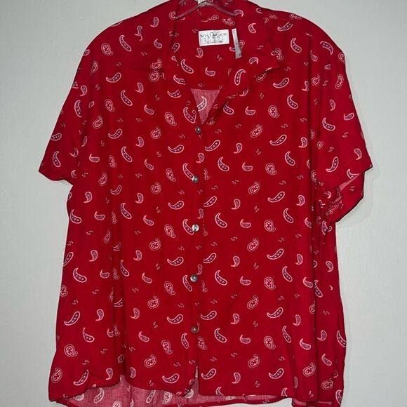 Villager sport size 2X short sleeve button-down shirt - Picture 1 of 7